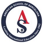 American School of Barcelona logo with acronym, “ASB”, and description, “Leading international education since 1962”.