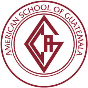 American School of Guatemala logo with symbol at center, "CAG".