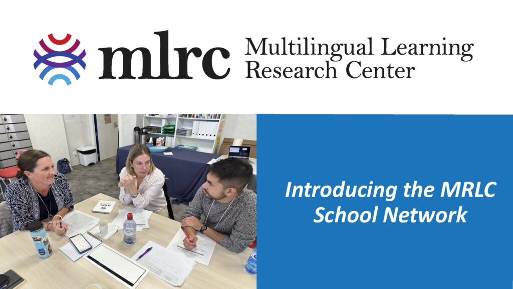First slide of slideshow Introducing the MLRC School Network.